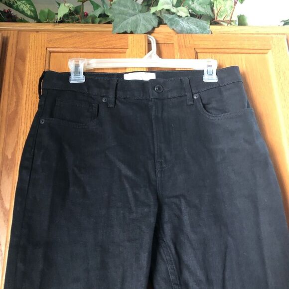 Everlane Classic High Rise Straight Ankle Jeans Frayed Hem - 29 - Picture 6 of 12